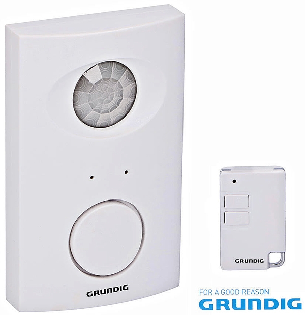 Grundig Sensor-alarm met afstandsbediening Grundig Sensor-alarm met afstandsbediening