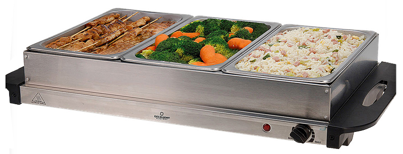 Buffetwarmer met warmhoudplaat 300W Buffetwarmer met warmhoudplaat 300W