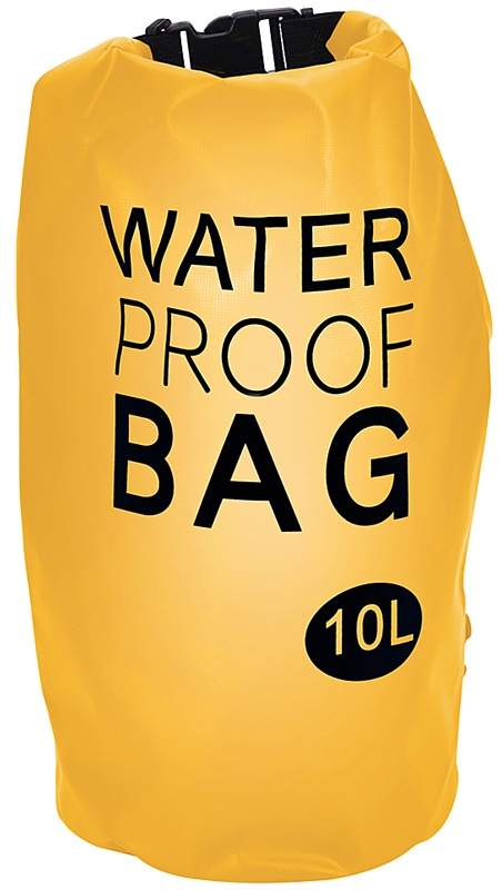 Waterdichte tas 10L geel Waterdichte tas 10L geel
