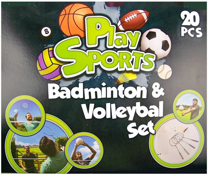 Badminton en Volleybalset Badminton en Volleybalset