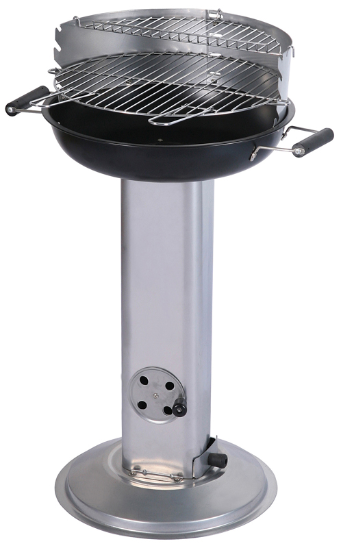 Vaggan RVS luxe barbecue met voorraadrek Vaggan RVS luxe barbecue met voorraadrek