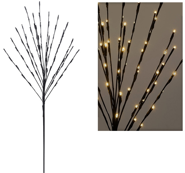 Verlichte Boom 110cm met 80 warm witte LED's en timer Verlichte Boom 110cm met 80 warm witte LED's en timer