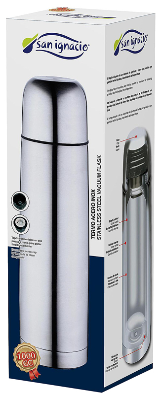 Geïsoleerde thermosfles 1 liter Geïsoleerde thermosfles 1 liter