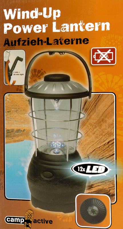 Camp Active Opwind-LED-lantaarn (12 LED's) Camp Active Opwind-LED-lantaarn (12 LED's)