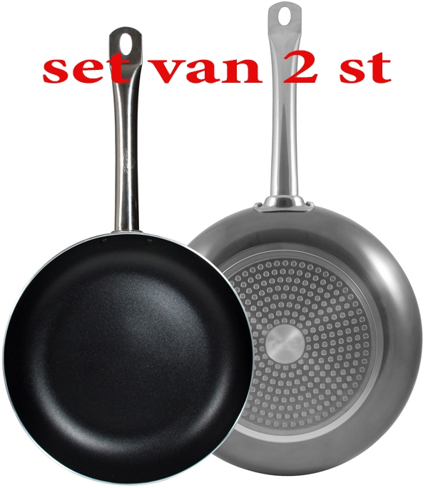 Bergner ProChef Platinum koekenpannenset - 2-delig Bergner ProChef Platinum koekenpannenset - 2-delig