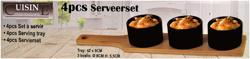 Serveerset 4 delig Serveerset 4 delig