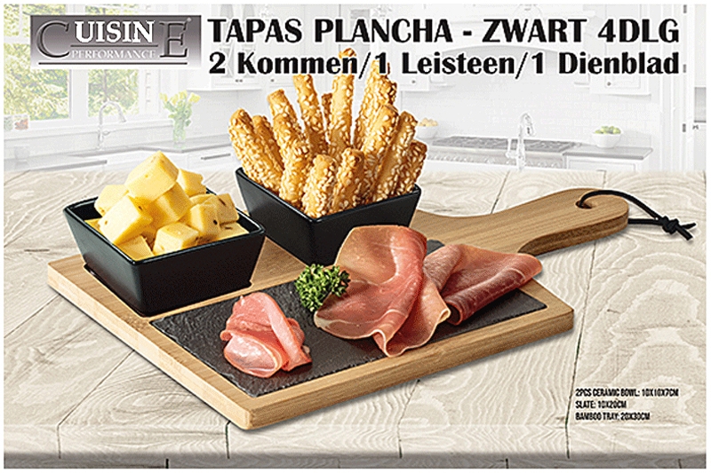 Tapas Plancha - 4 delig Tapas Plancha - 4 delig