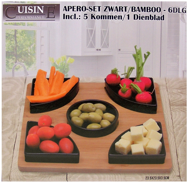 Tapasset aardewerk-bamboe Tapasset aardewerk-bamboe
