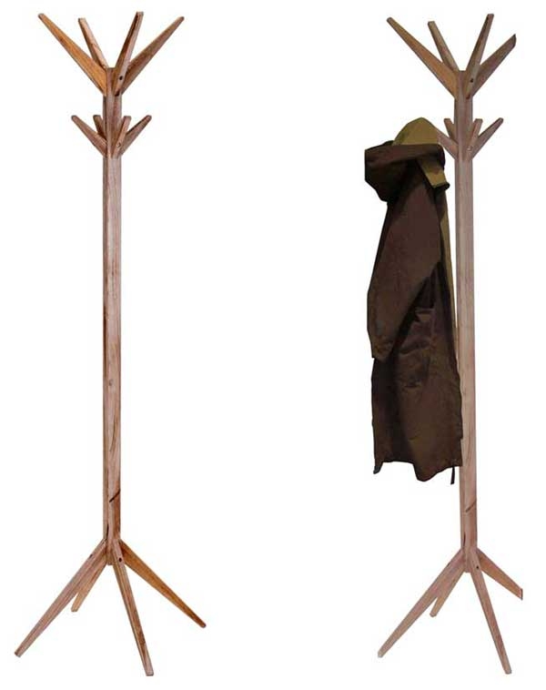 Houten kapstok - 178cm Houten kapstok - 178cm