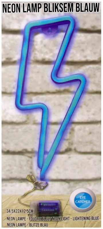 Neonstyle lamp - bliksem Neonstyle lamp - bliksem