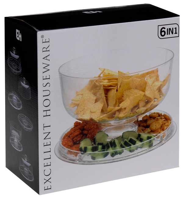 Excellent Houseware Serveerschaal (6-in-1) Excellent Houseware Serveerschaal (6-in-1)