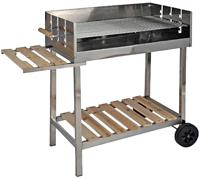 BBQ-Grill trolleywagen RVS BBQ-Grill trolleywagen RVS