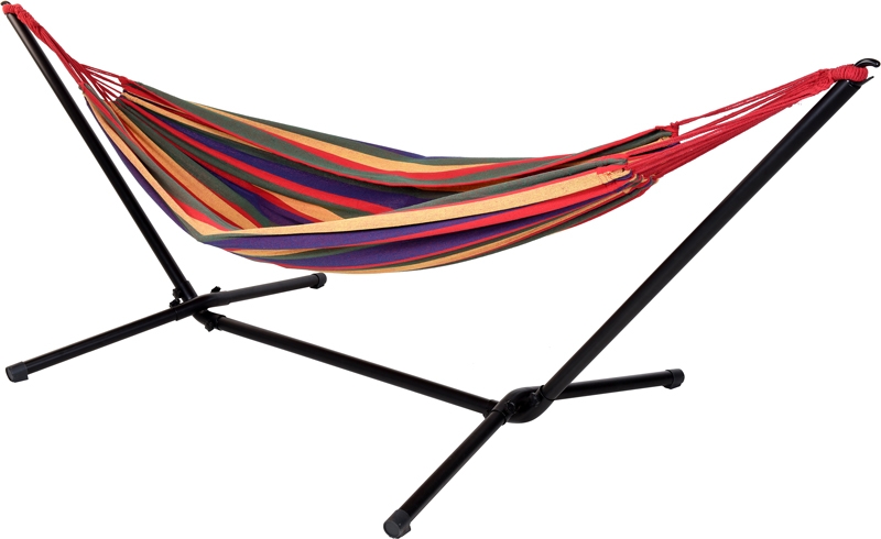 Hangmat met metalen standaard Hangmat met metalen standaard
