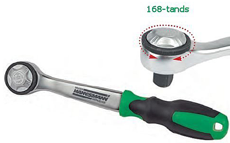 Brüder Mannesmann Ratel 1/2" aansluiting (168-tands) Brüder Mannesmann Ratel 1/2" aansluiting (168-tands)