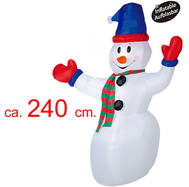 Opblaasbare sneeuwman 240cm