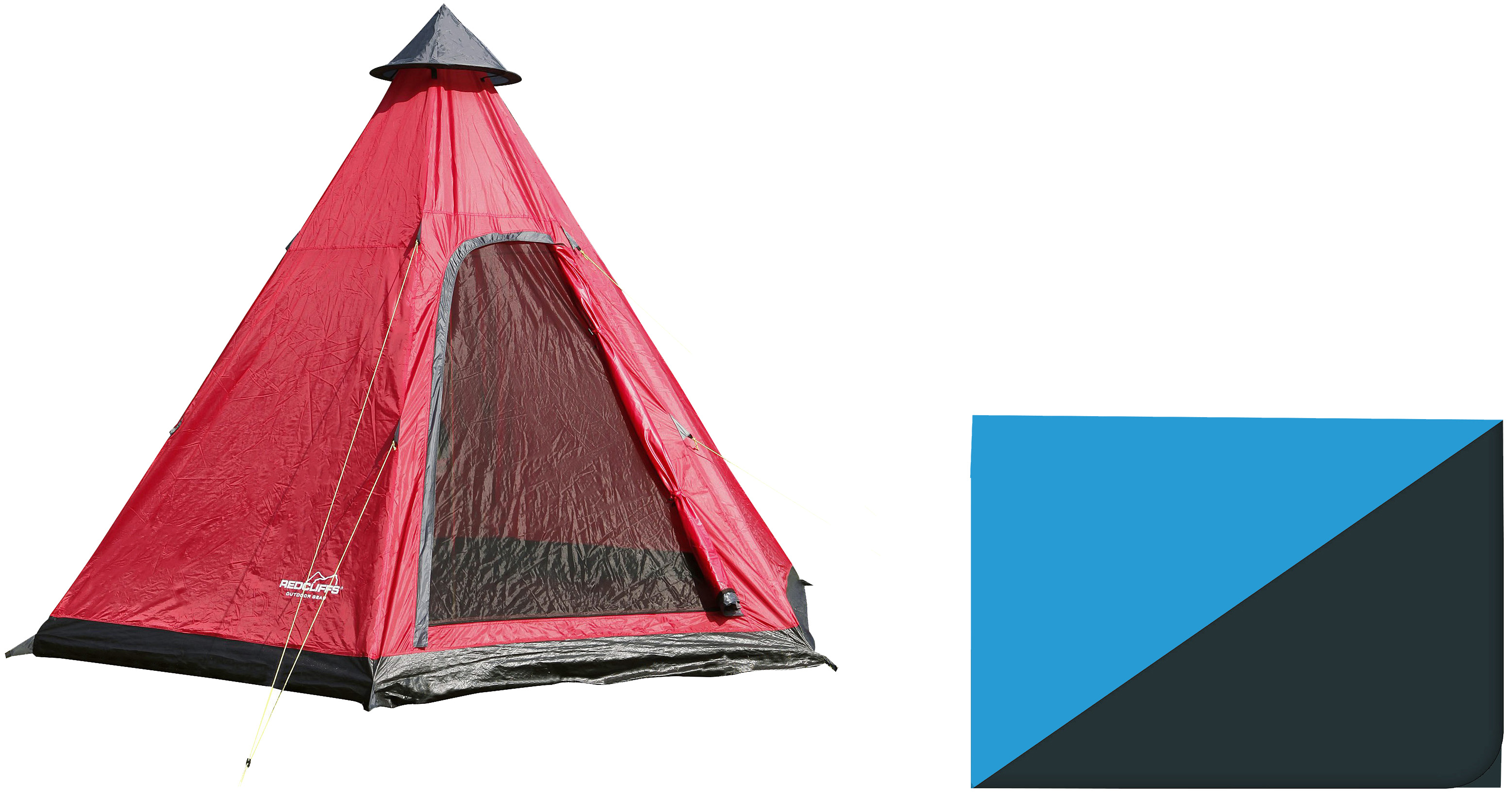 TIPI tent voor 4 personen blauw TIPI tent voor 4 personen blauw