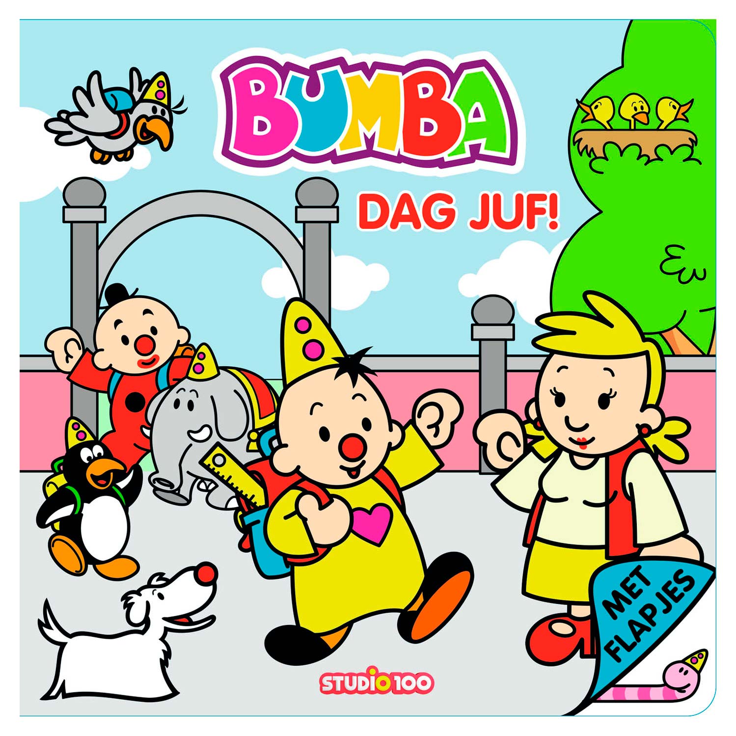 Bumba Foamboek met Flapjes - Dag Juf