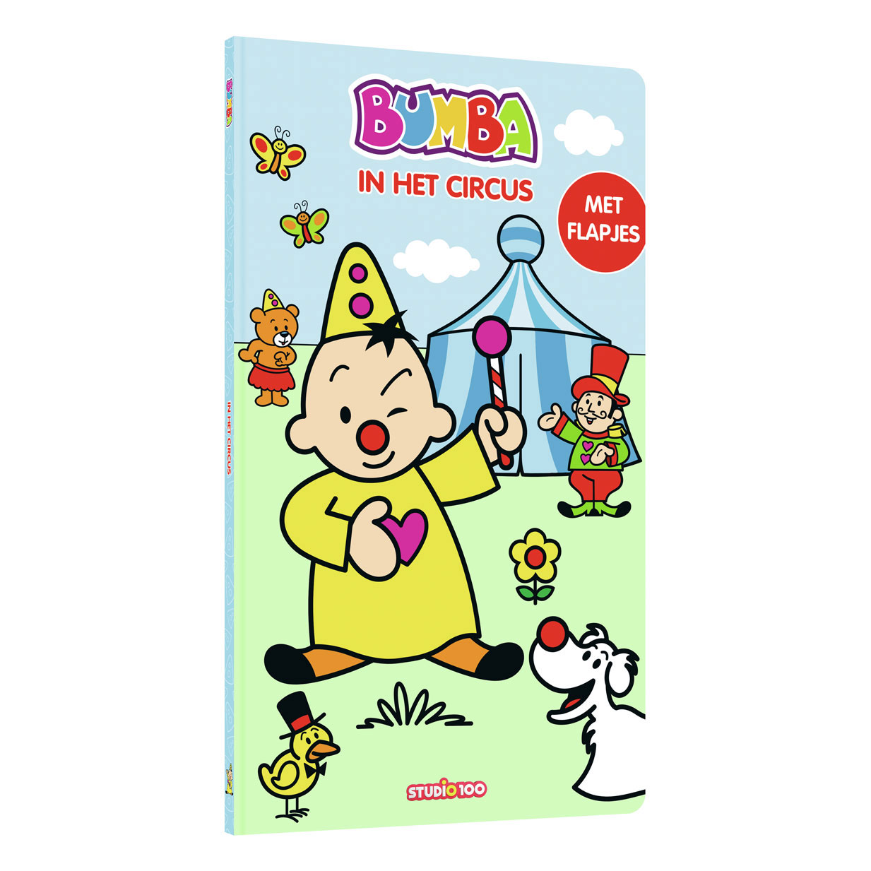 Bumba Kartonboek met Flapjes - In het Circus - Klik op de afbeelding om het venster te sluiten