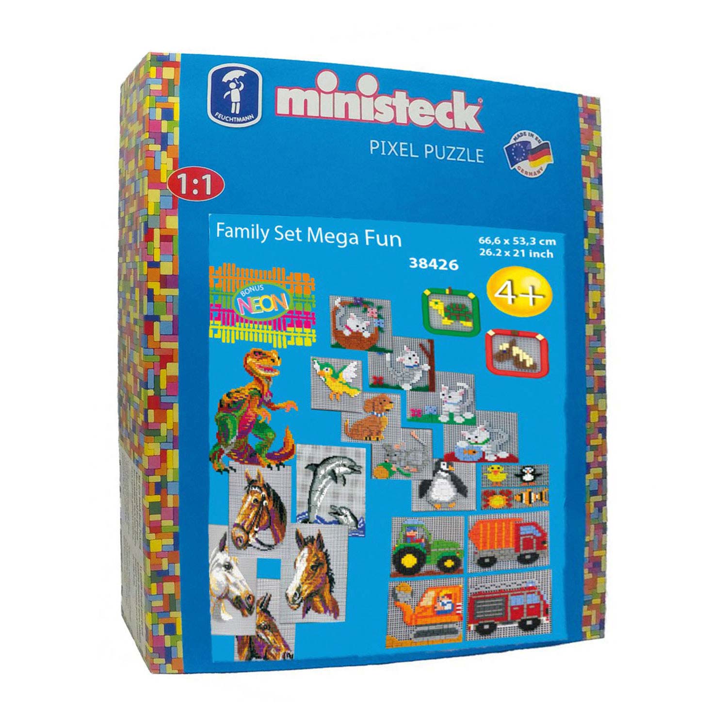 Ministeck Familieset Mega Fun - XXL Box, 4000st.