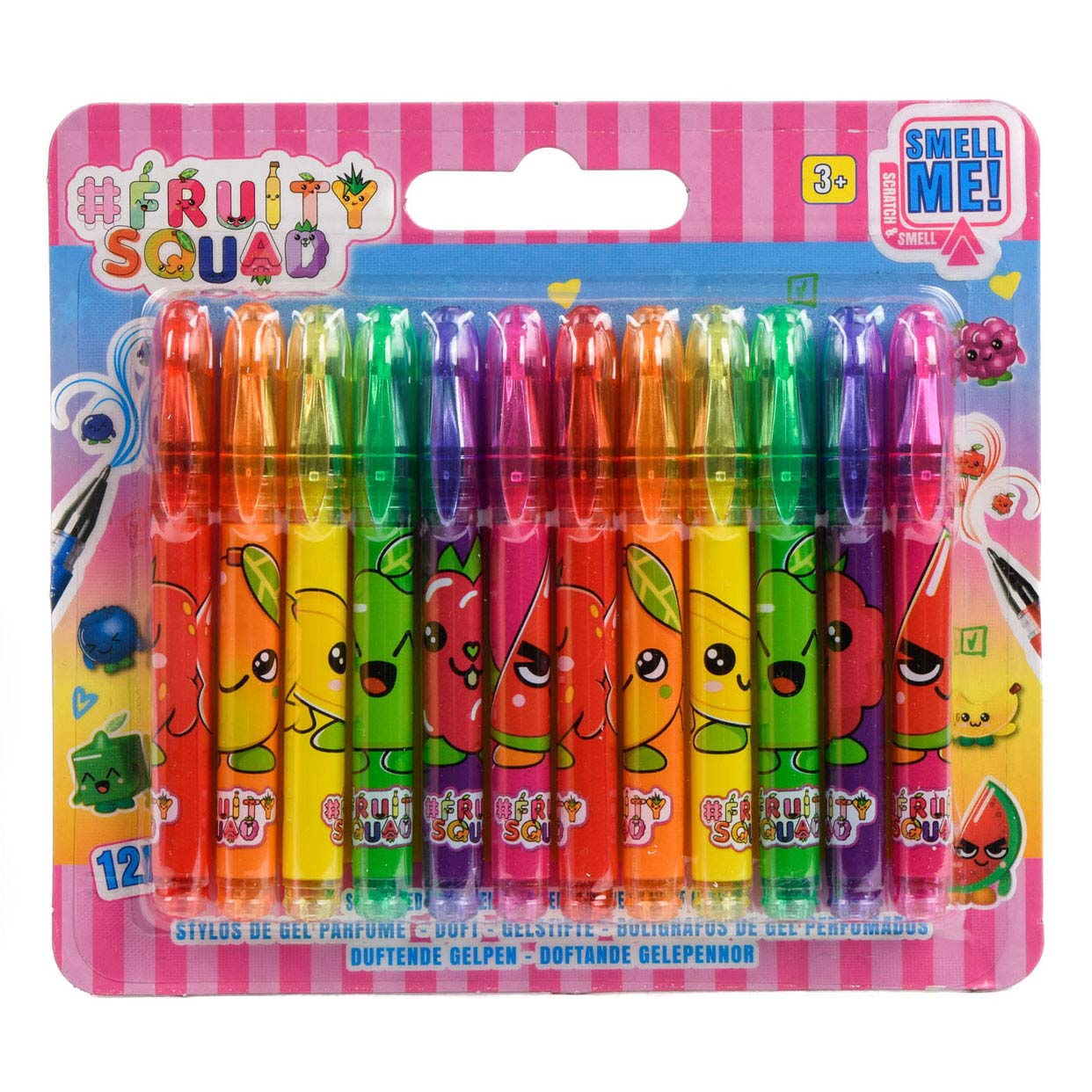 Fruity Squad Mini Gelpennen met Geur, 12st.