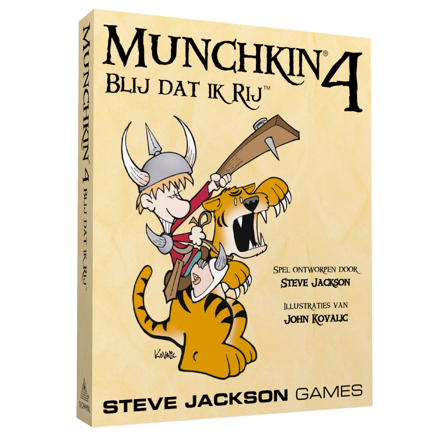 Munchkin 4 - Blij Dat Ik Rij Kaartspel