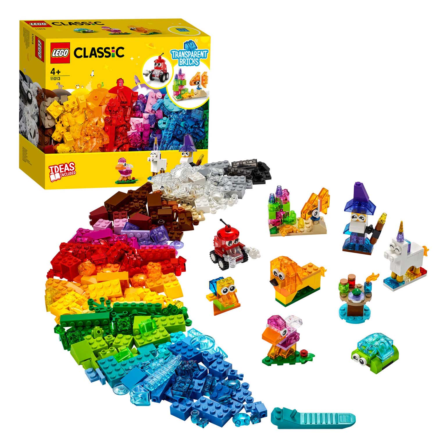 LEGO Classic 11013 Creatieve Transparante Stenen