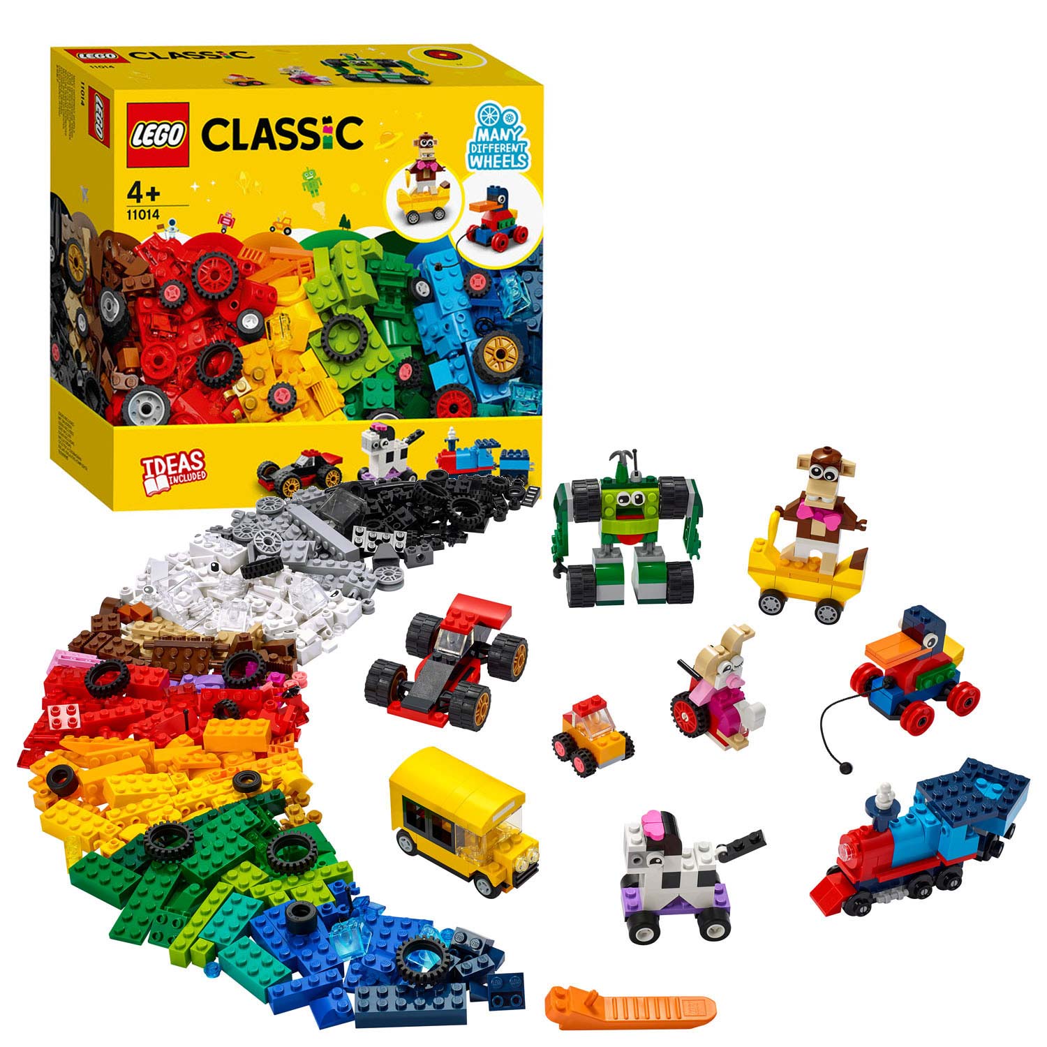 Lego Classic 11014 Stenen en Wielen