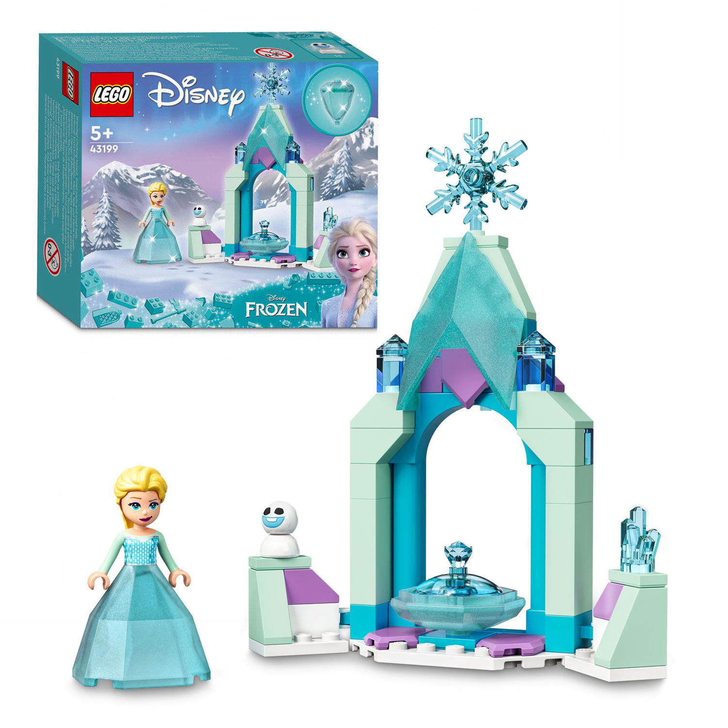 LEGO Disney Prinses 43199 Binnenplaats van Elsa's Kasteel