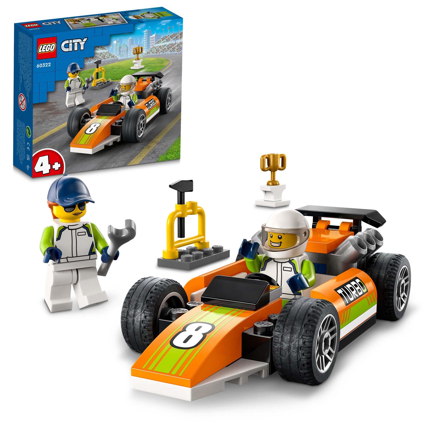 LEGO City 60322 Racewagen