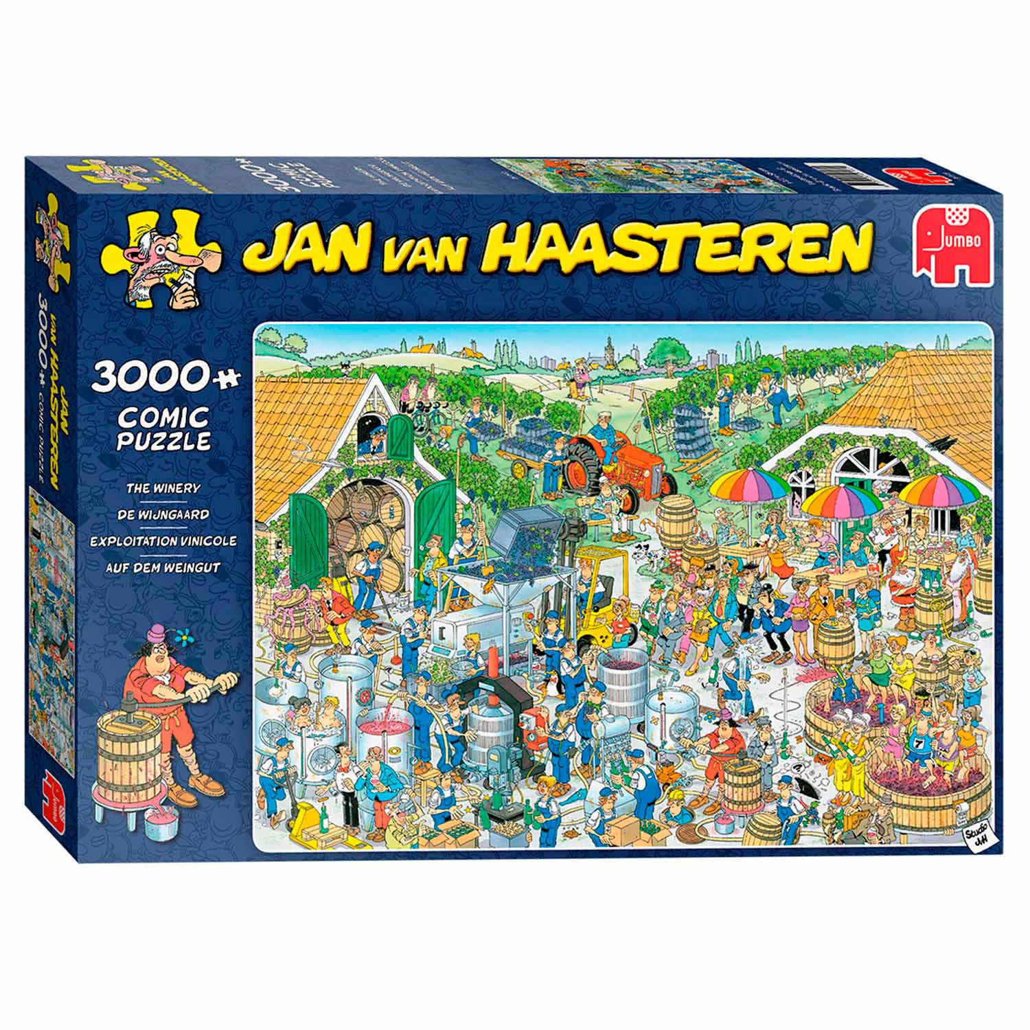 Jan van Haasteren Puzzel - De Wijnmakerij, 3000st.