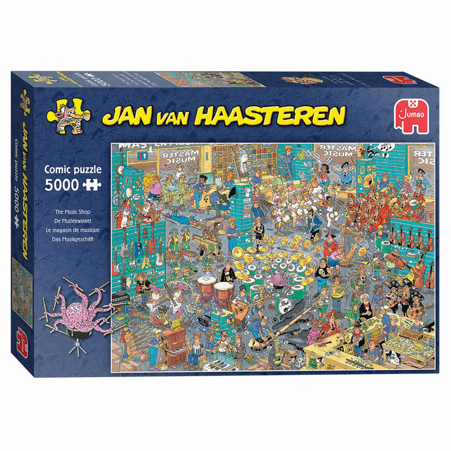 Jan van Haasteren Puzzel - De Muziekwinkel, 5000st.