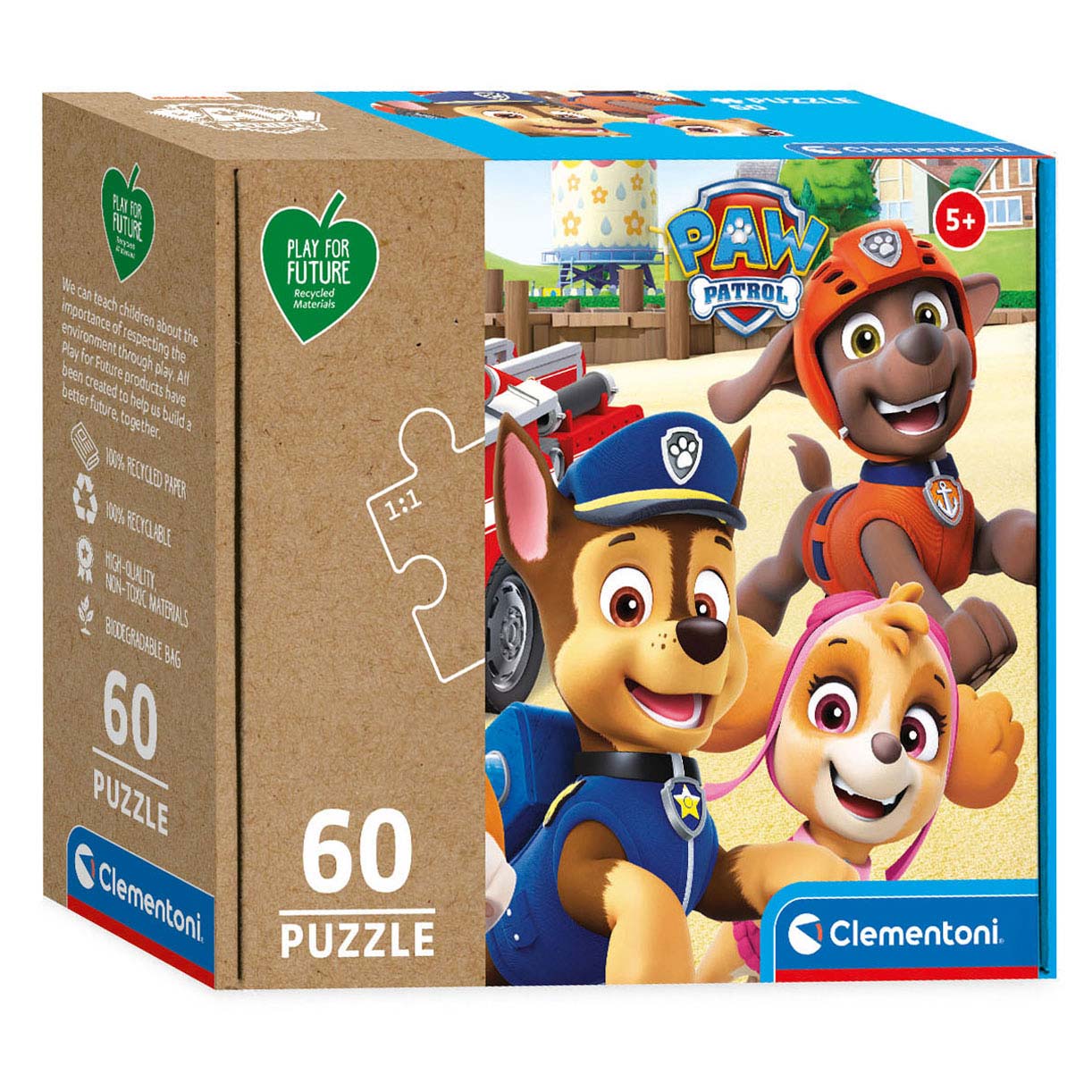 Clementoni Play for Future Puzzel - PAW Patrol, 60st.