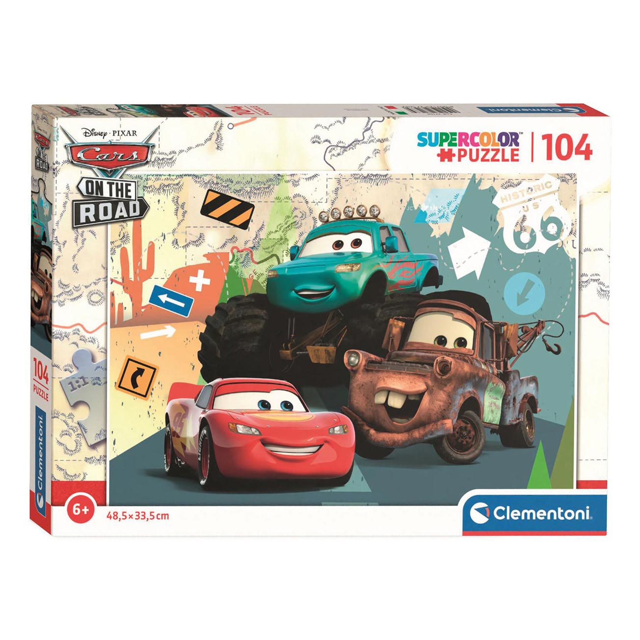 Clementoni Legpuzzel Cars, 104st.