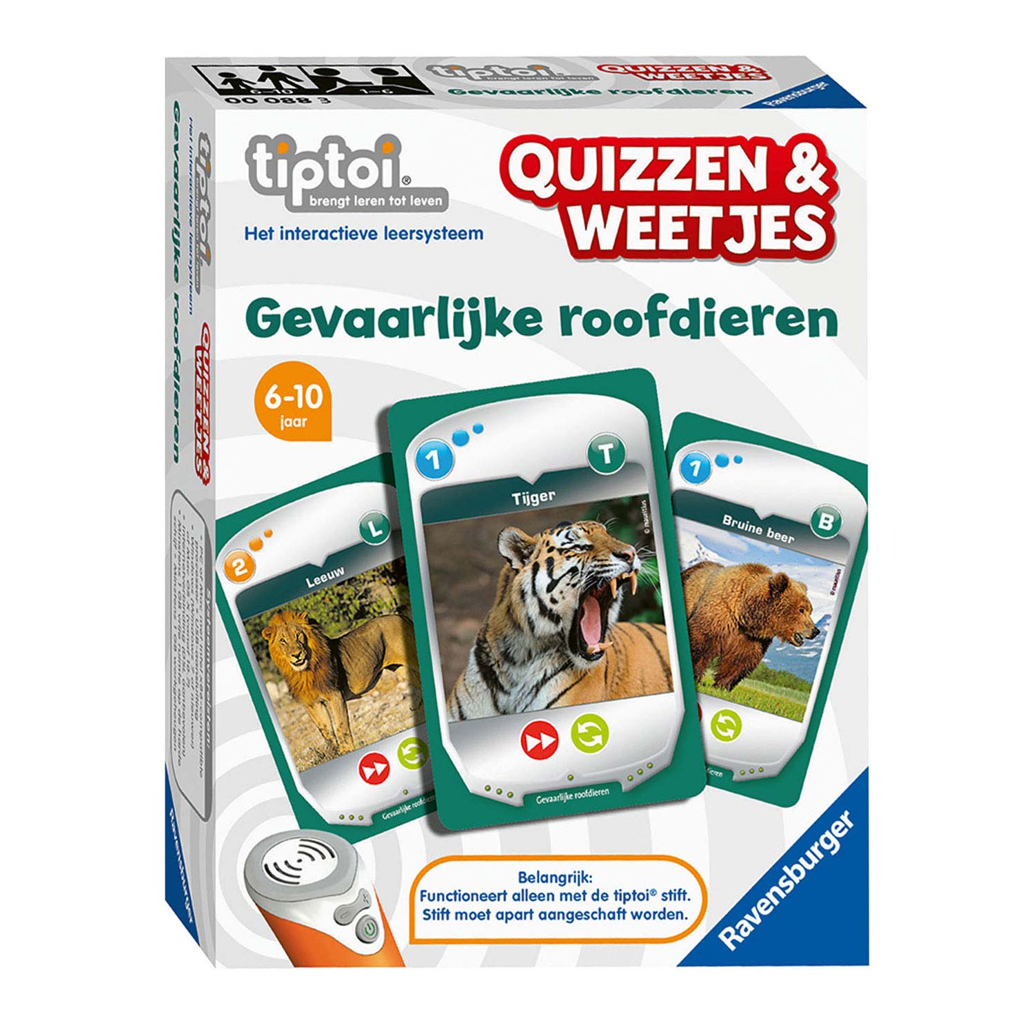 Tiptoi Quizzen & Weetjes - Roofdieren