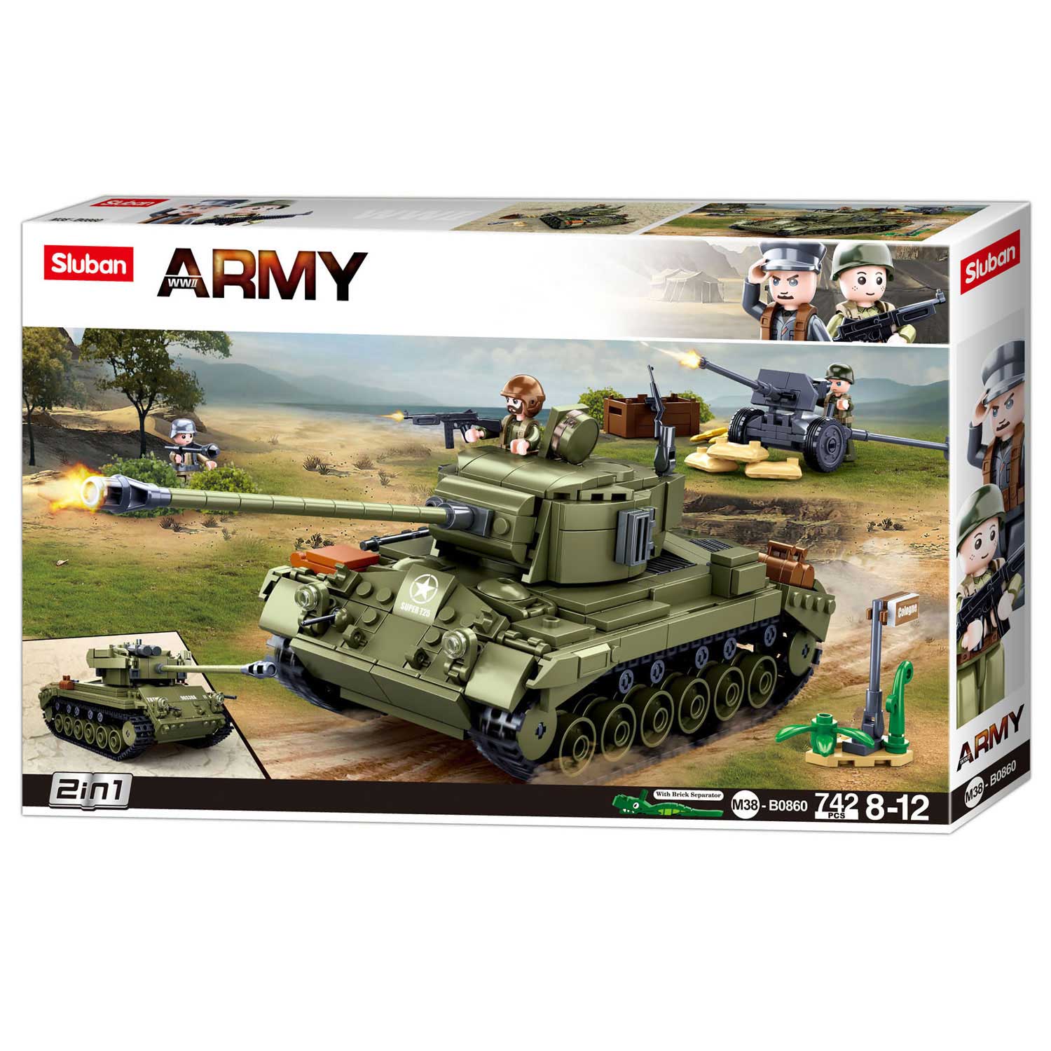 Sluban Army - Medium Tank Groen