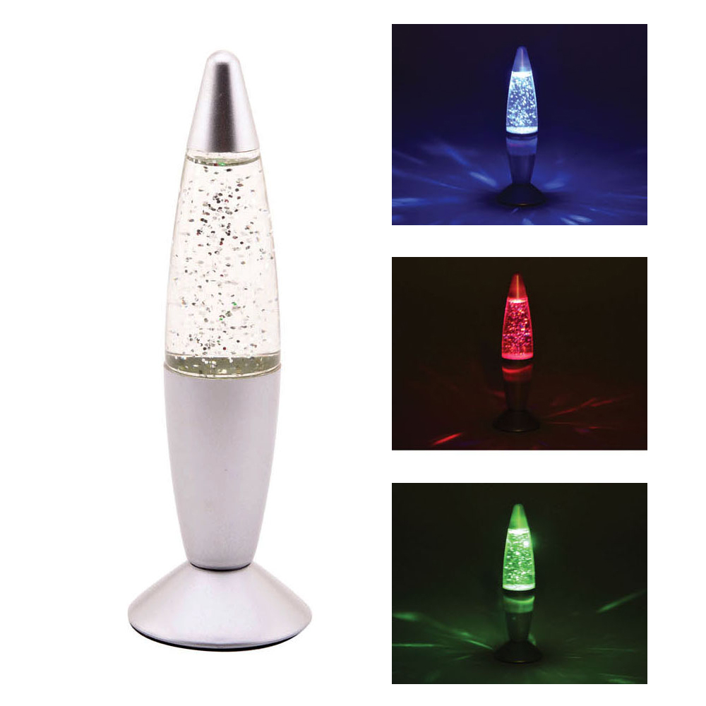 Lavalamp Glitter met Licht