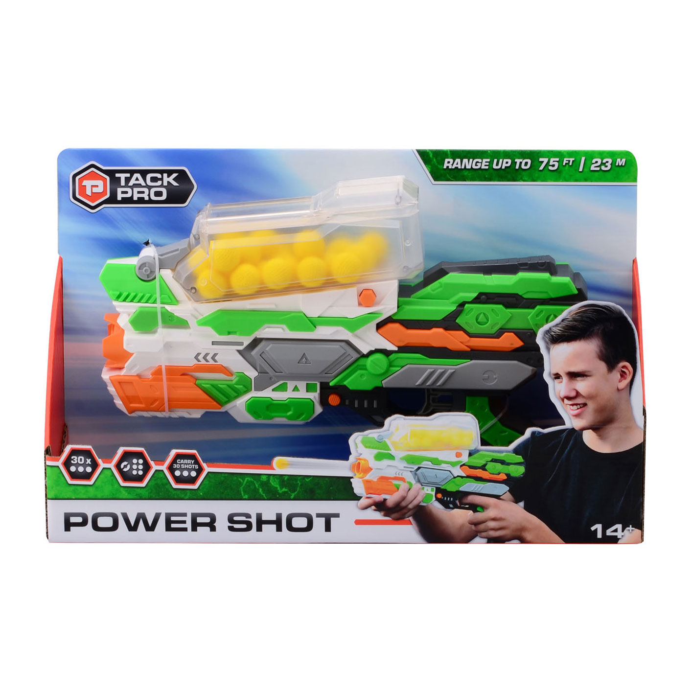 Tack Pro® Power Shot I met 30 ballen, 36cm