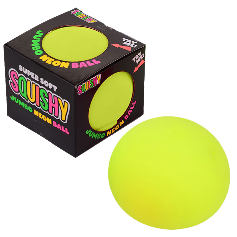 Jumbo Super Soft Neon Bal - Geel