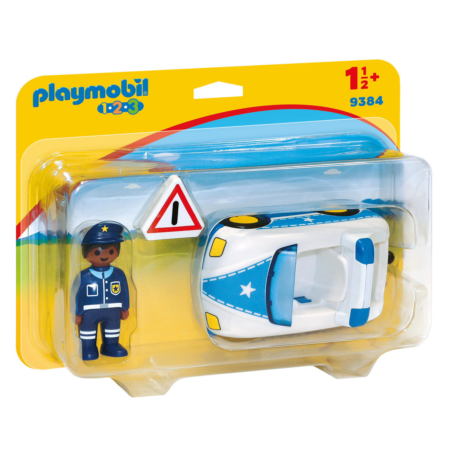 Playmobil 1.2.3. Politiewagen - 9384