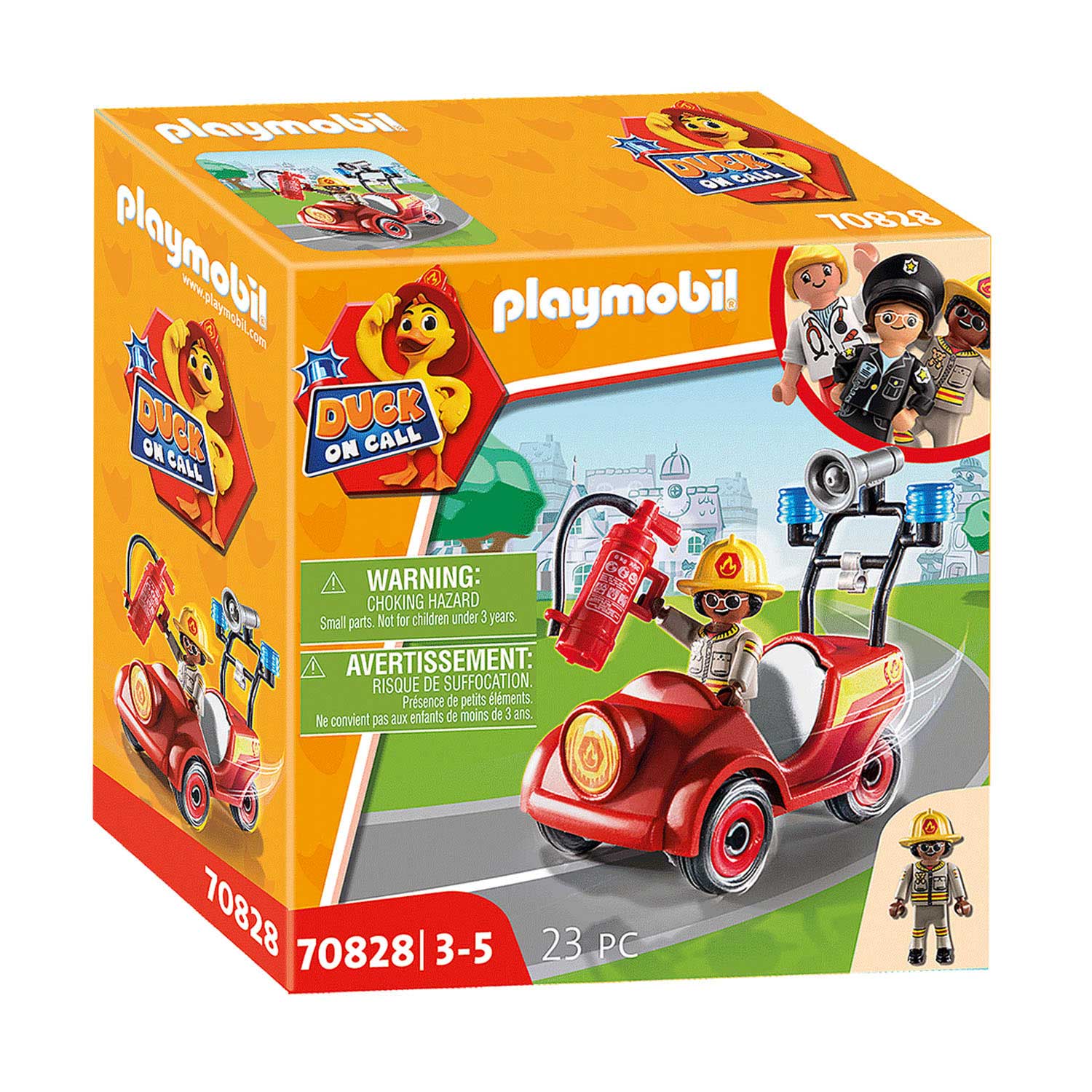 Playmobil Duck On Call Mini-Brandweerwagen - 70828
