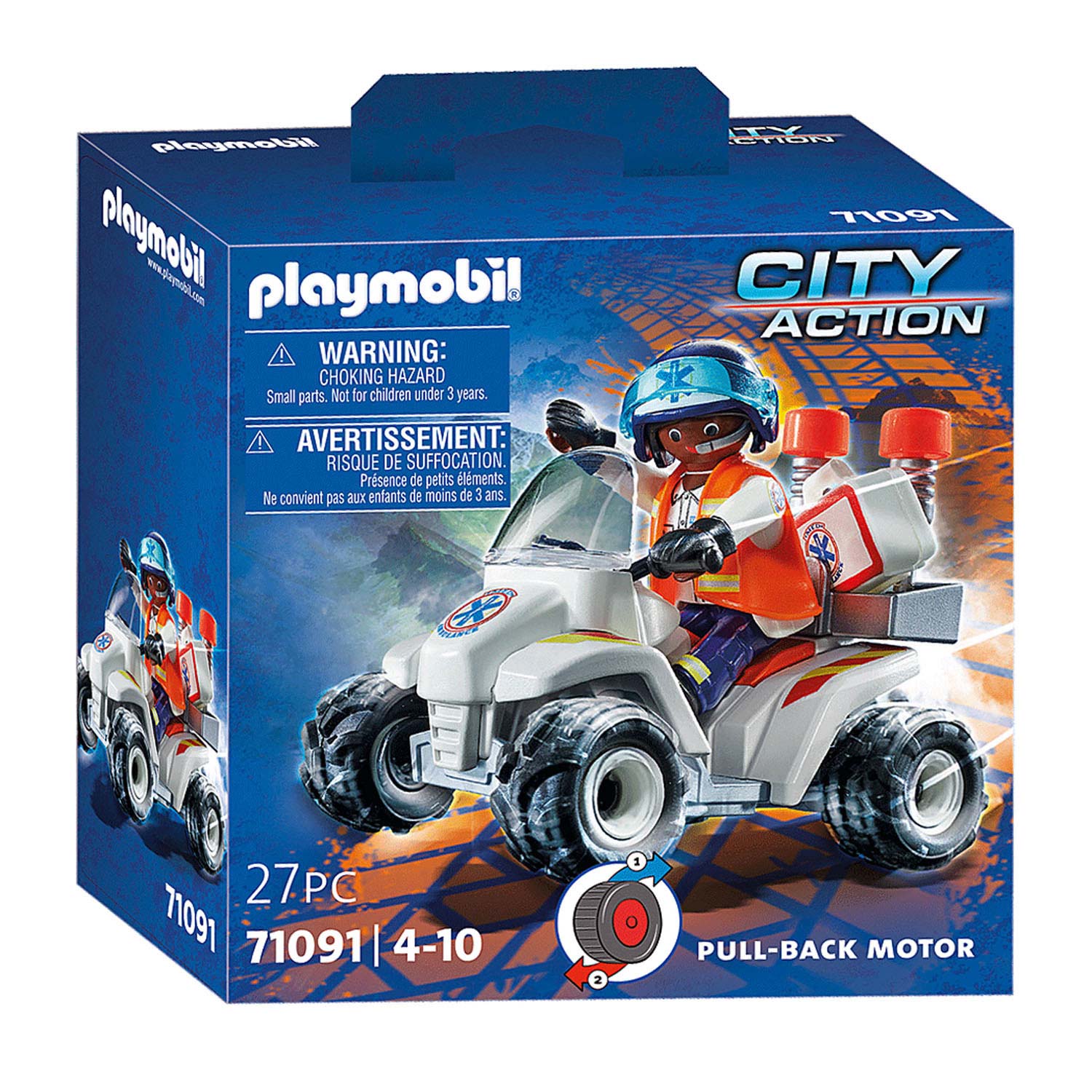 Playmobil City Action Reddingsdienst Speed Quad - 71091