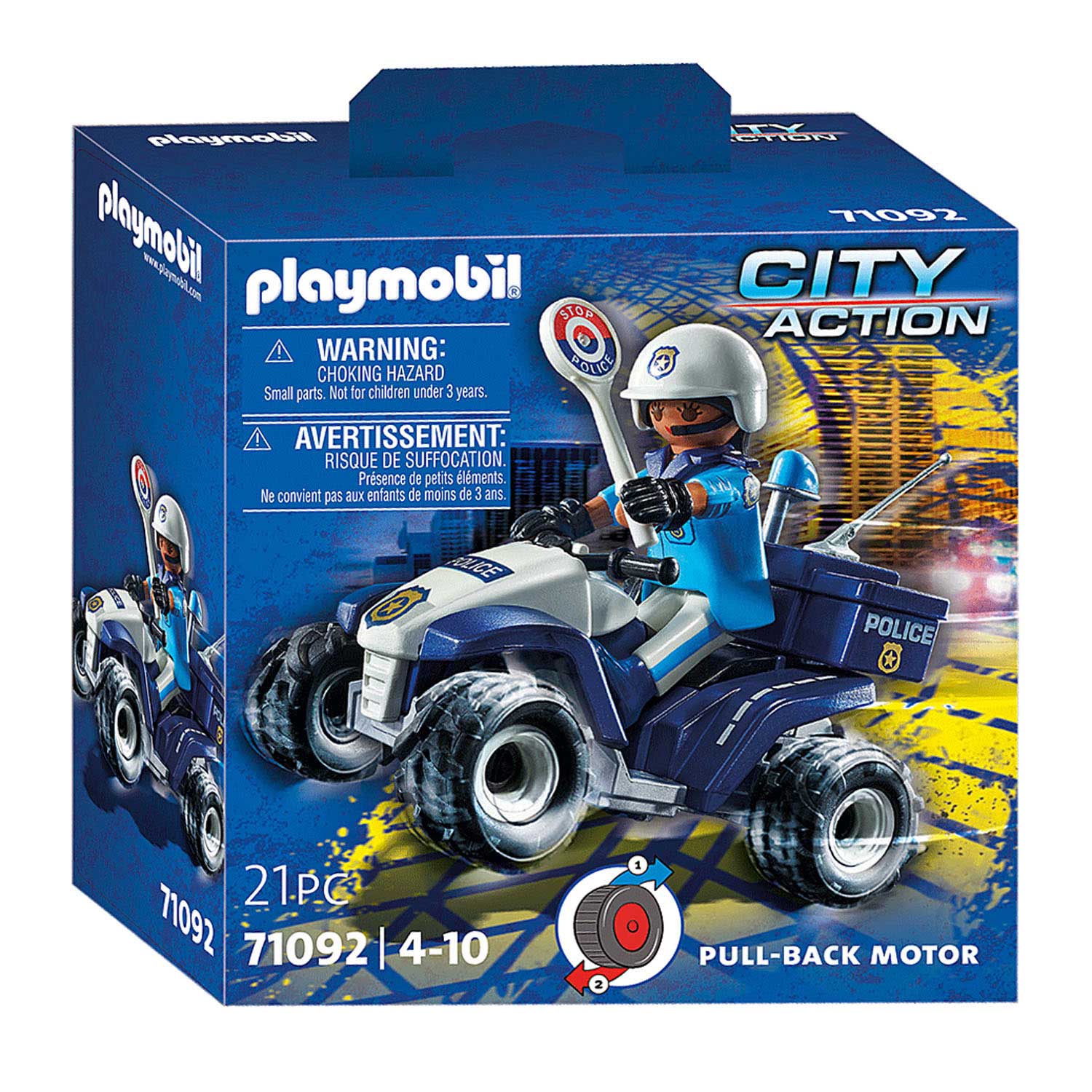 Playmobil City Action Politie Speed Quad - 71092