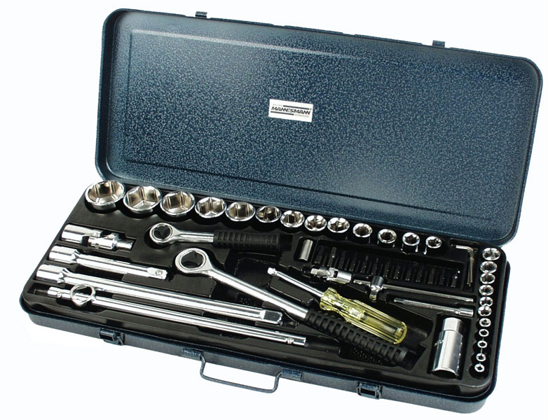 Brüder Mannesmann Doppendoos 1/4" en 1/2" (52 dlg) Brüder Mannesmann Doppendoos 1/4" en 1/2" (52 dlg)