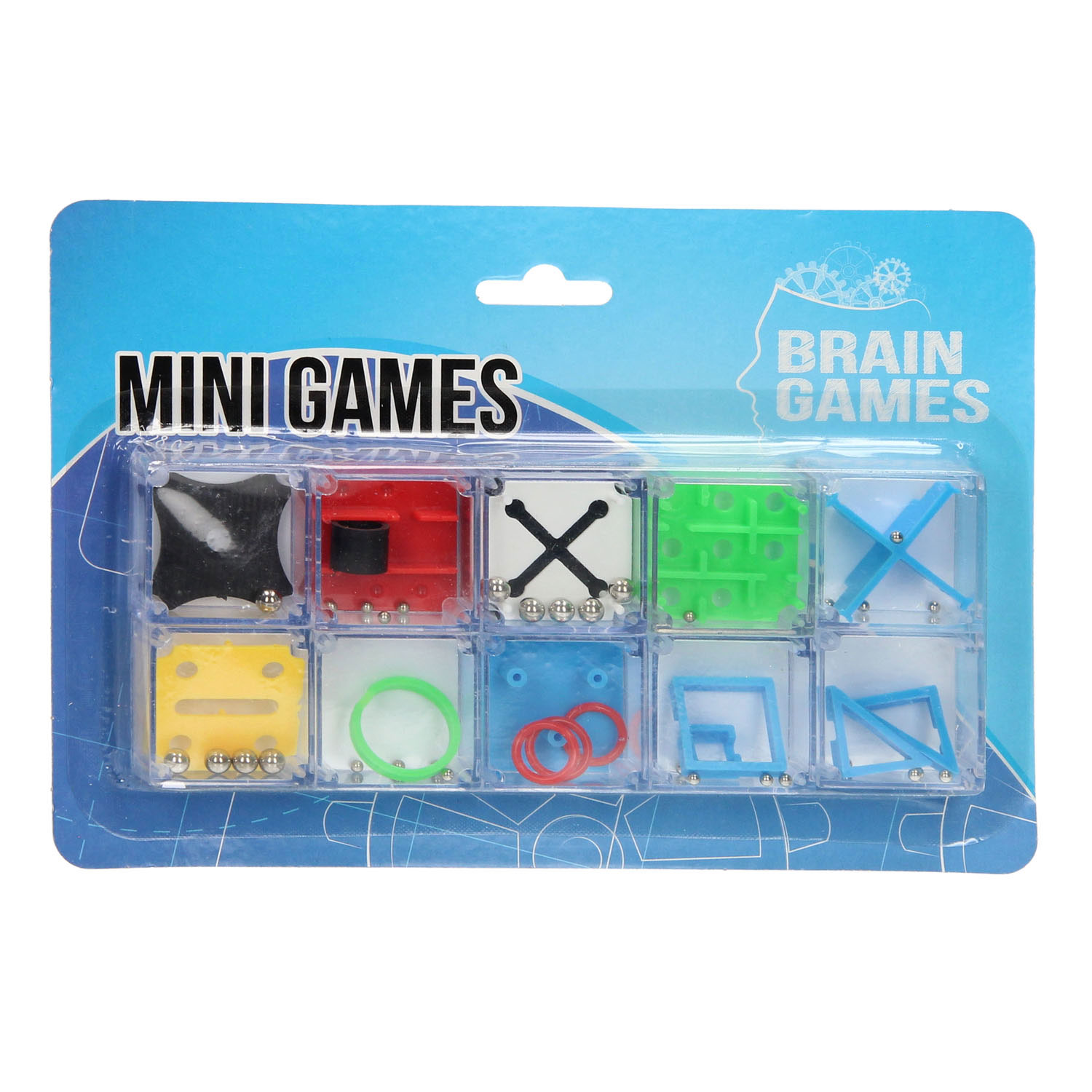 Brain Games Mini Puzzels, 10st.