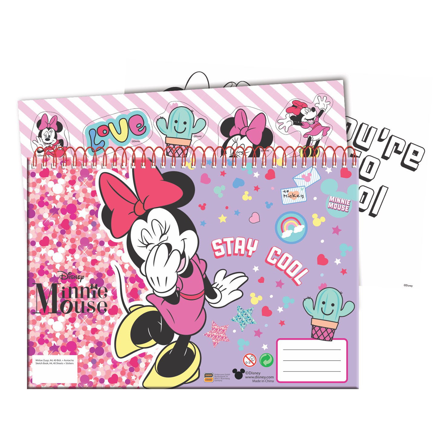 Schetsboek Minnie Mouse