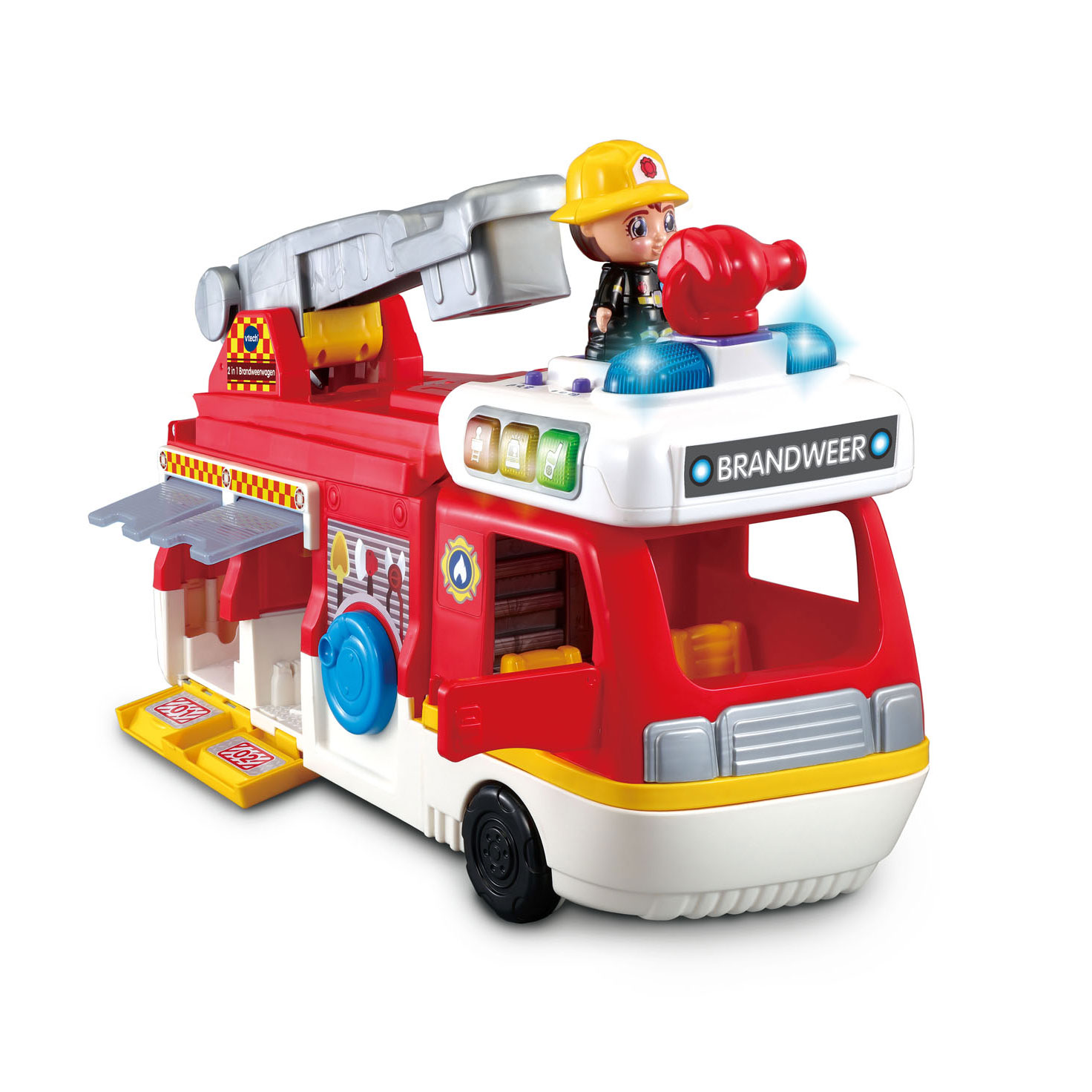 VTech Vrolijke Vriendjes - Brandweerwagen 2in1