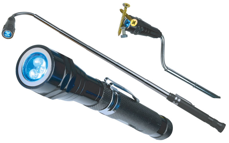 Brüder Mannesmann LED Zaklamp (magnetisch, telescopisch) Brüder Mannesmann LED Zaklamp (magnetisch, telescopisch)