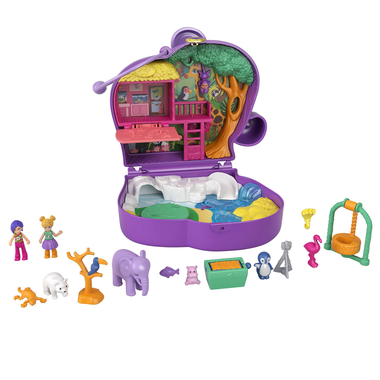 Polly Pocket - Olifantenavontuur Compact