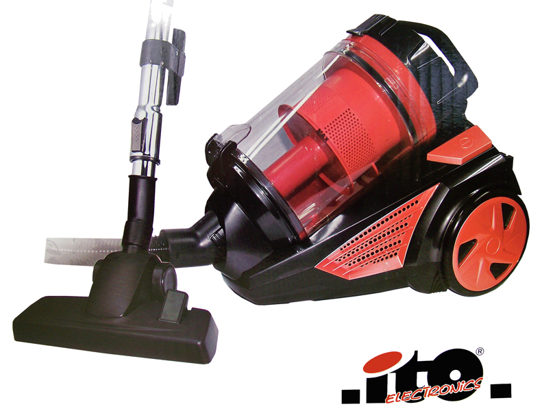 ITO electronics Cyclone (zakloze) stofzuiger rood ITO electronics Cyclone (zakloze) stofzuiger rood