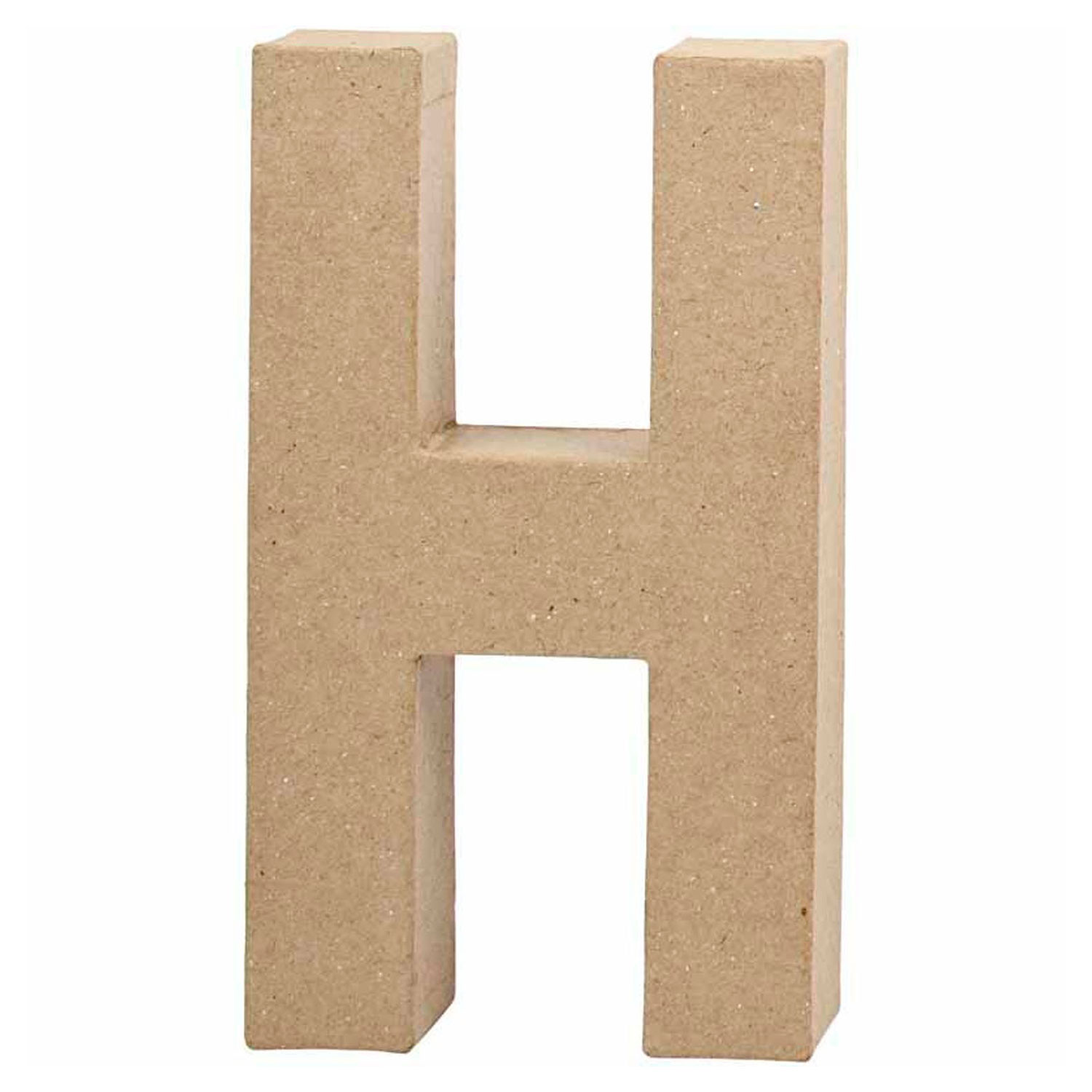 Letter Papier-maché - H